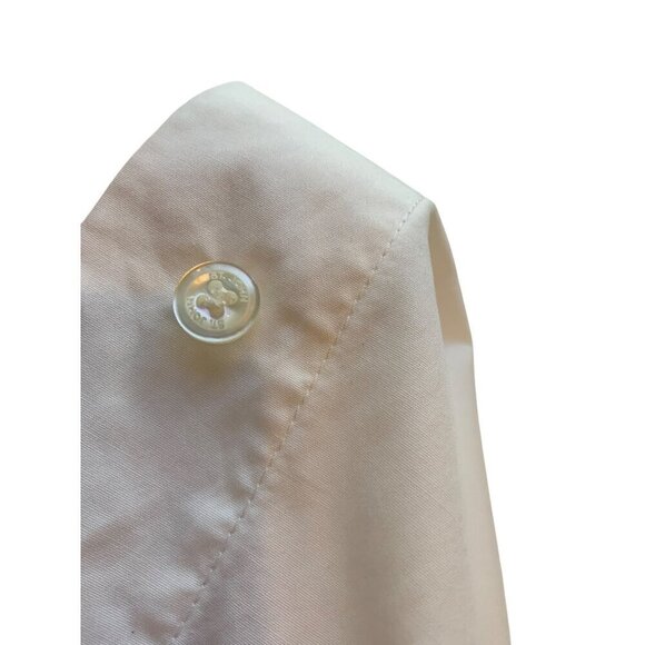 St John womens button down shirt signature buttons  oversized loose - Picture 5 of 9